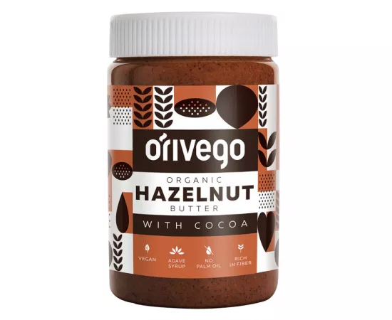 Organic Hazelnut Butter with Cocoa 190g