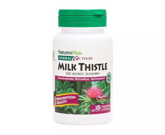 Natures Plus Herbal Actives Milk Thistle 250 mg 60's
