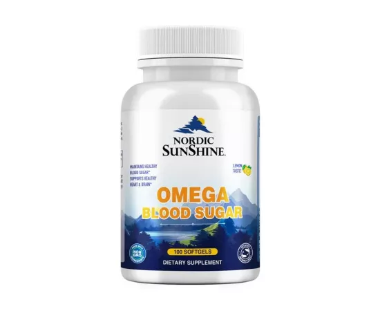 Nordic Sunshine Omega 896 Mg Blood Sugar Support Softgels 100's