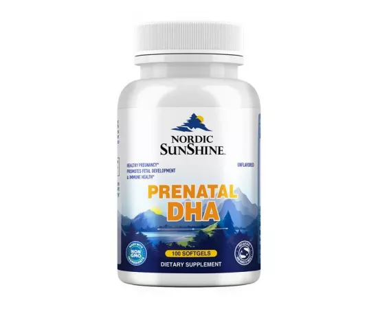 Nordic Sunshine Prenatal Dha 480 Mg With Vitamin D3 Softgels 100's