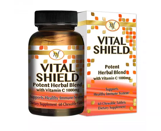 Vital Shield Potent Herbal Blend with Vitamin C 1000mg 60 Capsules