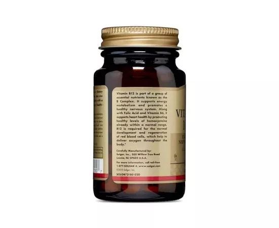 Solgar Vitamin B12 100 MCG Tablet 100's