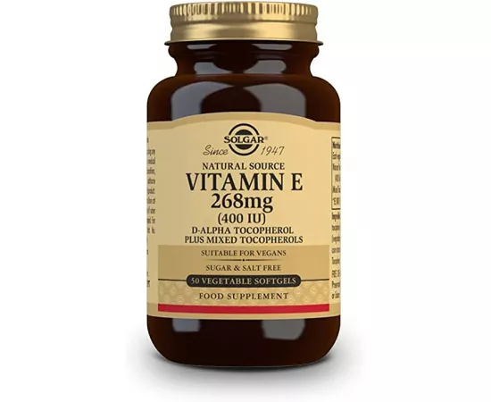 Solgar Vitamin E 268 mg 400 IU Veg softgels 50's