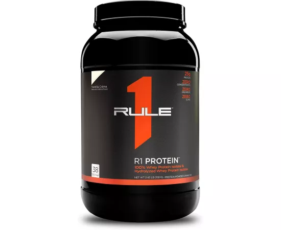 R1 Protein 38 Servings Vanilla Crème 2.42 Lb