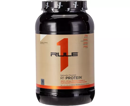 R1 Protein 38 Servings Natural Vanilla Crème 2.46 lb