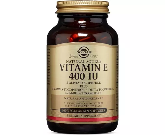 Solgar Vitamin E 400 IU Softgels 100's