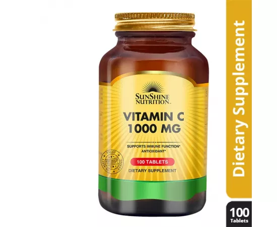Sunshine Nutrition Vitamin C 1000 mg Tablet 100's
