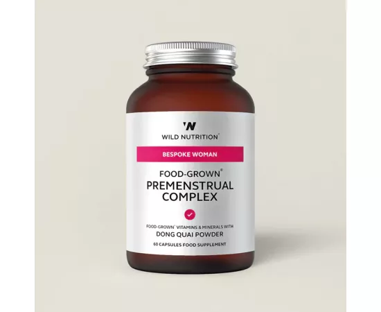 Wild Nutrition Food-Grown Premenstrual Complex Capsules 60's