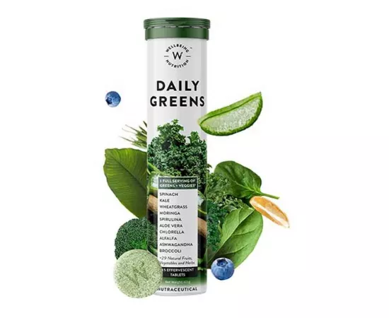 Wellbeing Nutrition Daily Greens Effervescent Tablets 15's