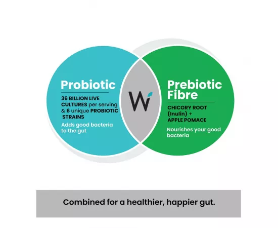 Wellbeing Nutrition - Probiotic + Prebiotic Tablets 21's
