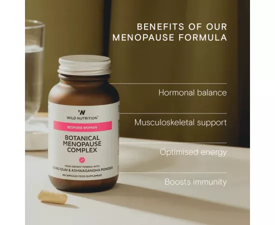 Wild Nutrition Food-Grown Menopause Complex Capsules 60's