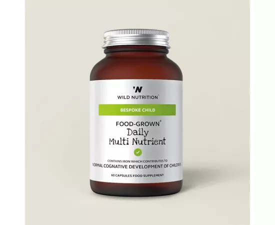Wild Nutrition Food-Grown Daily Multi Nutrient Children 60 Capsules