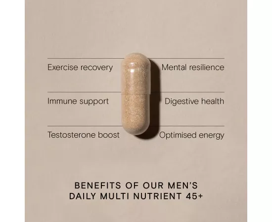 Wild Nutrition Food-Grown Daily Multi Nutrient 45+ Men 60 Capsules