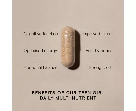 Wild Nutrition Food-Grown Daily Multi Nutrient-Teen Girl 60 Capsules