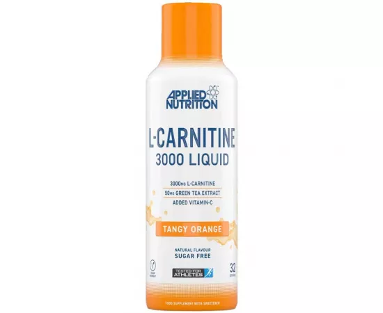 Applied Nutrition L-Carnitine Liquid Tangy Orange Flavor 3000 mg
