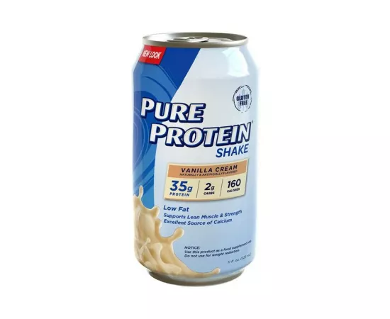 بيور  35جرام بروتين شيك الفانيليا كريم  325 مللي