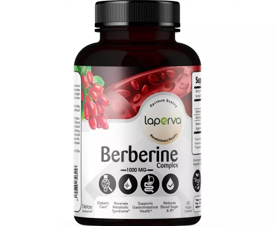 Laperva Berberine Complex 1000 mg 60 Veggie Capsules