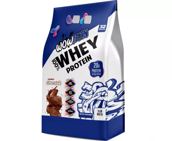 Wowtein 100% Whey Protein Chocolate 2 LB