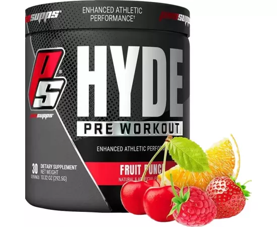 Pro Supps HYDE Pre Workout Fruit Punch 292g
