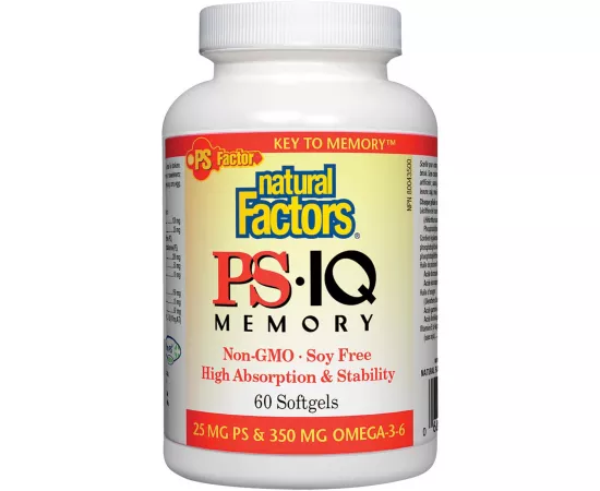 Natural Factors Ps IQ Memory 60 Softgels