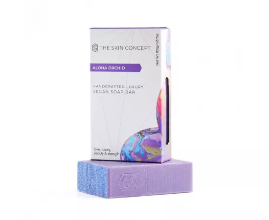 The Skin Concept Handmade  Artisanal Scrub - Aloha Orchid - Bar Soap