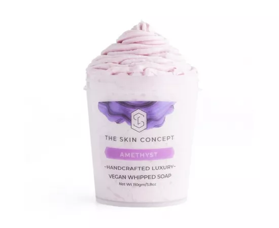 The Skin Concept Handmade Vegan Amethyst - Vegan Whipped Soap