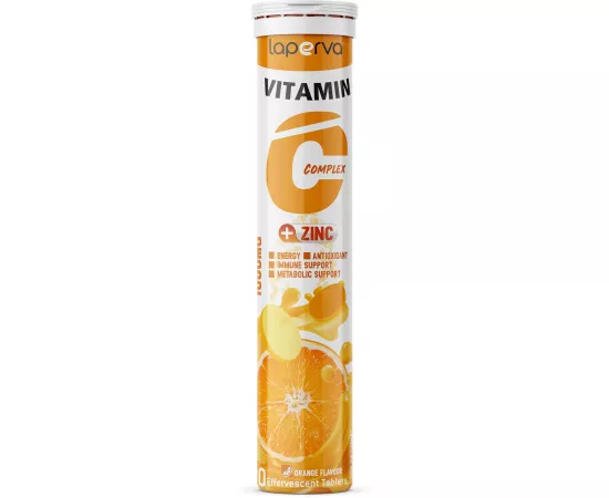 Laperva Vitamin C Complex + Zinc Orange Flavor Tablets 20's