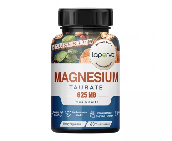 Laperva Magnesium Taurate 60 Veggie Capsules 625mg