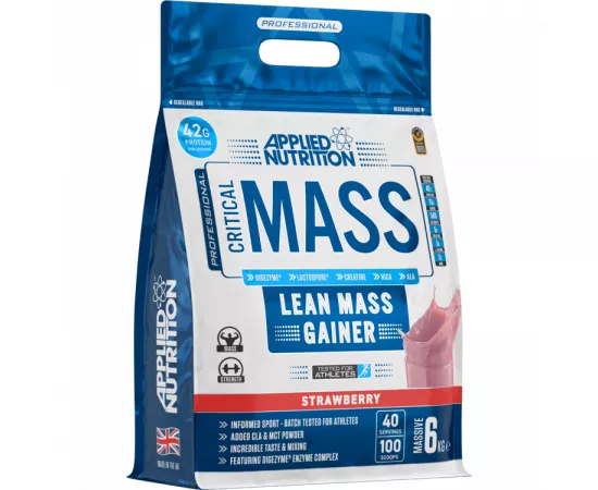 Applied Nutrition Critical Mass Lean Mass Gainz Strawberry 6kg