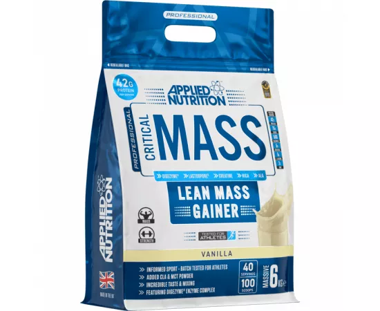 Applied Nutrition Critical Mass Lean Mass Gainz Vanilla 6kg