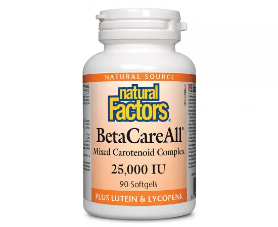 Natural Factors BetaCareAll 25000 IU 90 Softgels