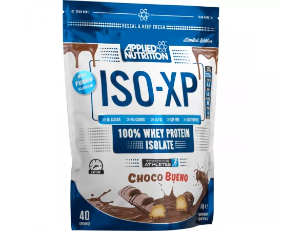  ISO-XP ١٠٠٪ بروتين مصل اللبن أيزوليت بنكهة شوكولا بوينو من أبلايد نيوتريشن - 1 كيلوجرام