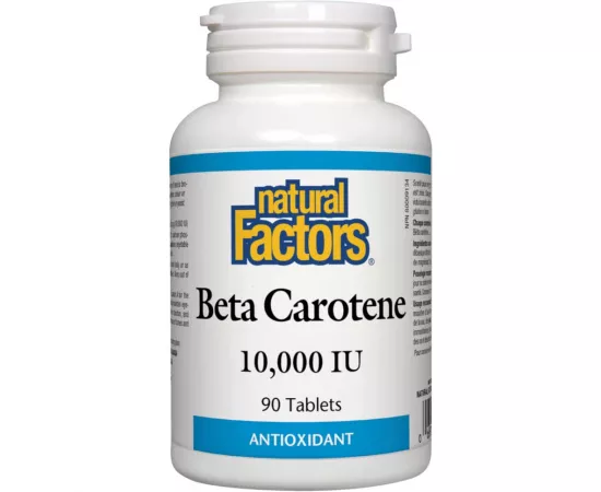 Natural Factors Beta Carotene 10000 IU 90 Tablets
