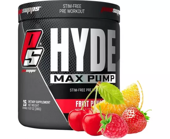 Pro Supps Hyde Max Pump Fruit Punch Flavor 280g