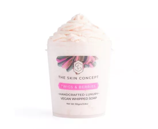 The Skin Concept Handmade Vegan Twigs And Berries - Whipped Soap
