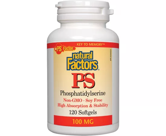 Natural Factors PS Phosphatidylserine 100 mg 120 Softgels