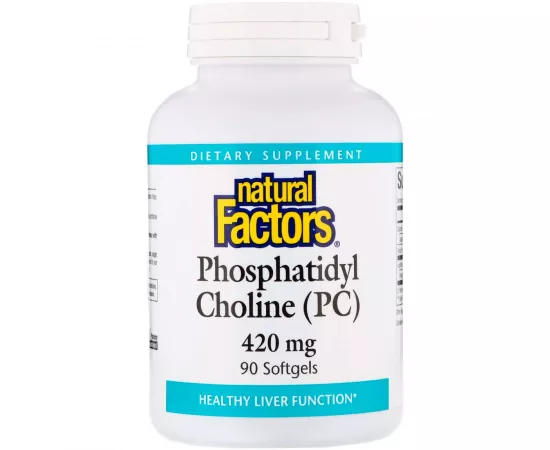 Natural Factors Phosphatidyl Choline 420 mg 90 Softgels