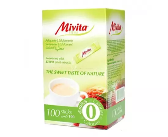 Mivita Stevia 100 Sticks