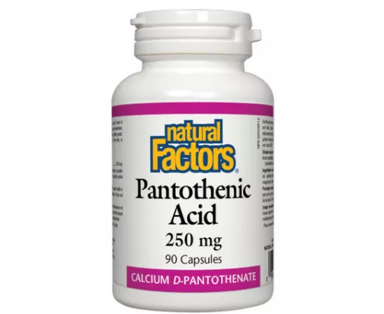 Natural Factors Pantothenic Acid 250 mg 90 Capsules