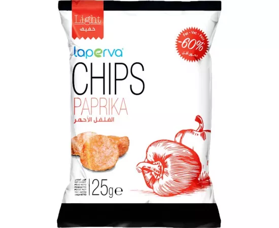 Laperva Light Chips Paprika 25 gm