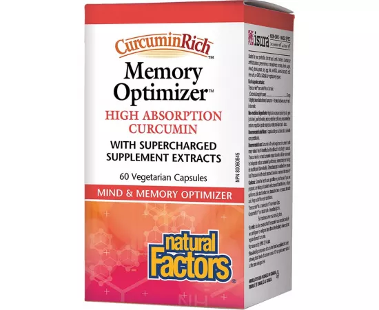Natural Factors Memory Optimizer 60 Veggie Capsules
