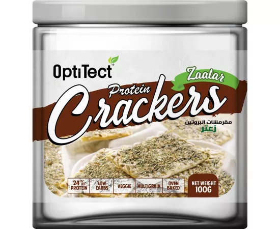 OptiTect Protein Keto Diet Crackers Thyme 100g