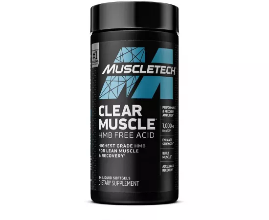 Muscletech Clear Muscle HMB Free Acid 84 Softgels