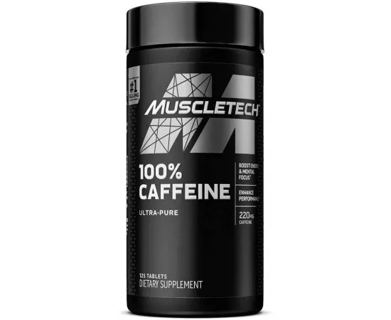 Muscletech Platinum 100% Caffeine 125 Tablets