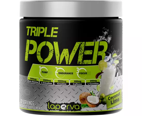 Laperva Triple Power Pre-Workout Coconut & Lime 30 Servings