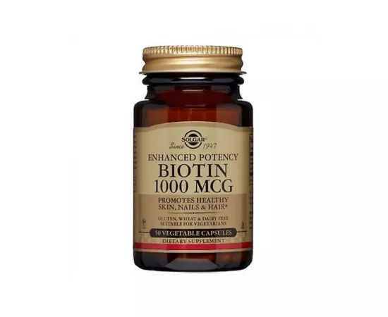 Solgar Biotin 1000 MCG Capsules 50's
