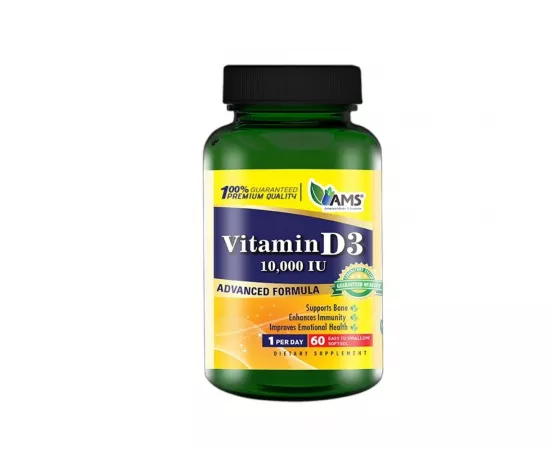 AMS Vitamin D Softgels 10,000 IU 60's