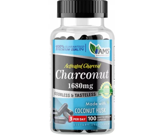 AMS Charconut 260Mg Capsules 100's
