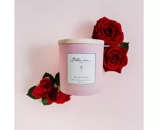 Belles Ames Jar Candle - Wild Rose