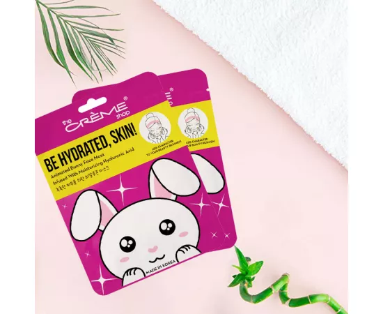 The Crème Shop Hydrated Skin Animated Bunny Face Mask